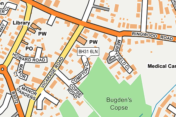 BH31 6LN map - OS OpenMap – Local (Ordnance Survey) BH31 6LN map - OS OpenMap – Local (Ordnance Survey)