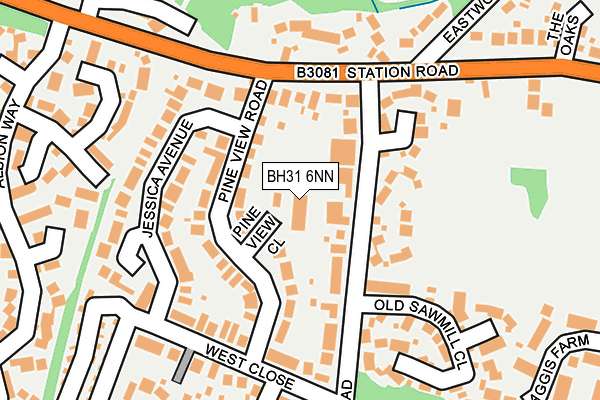 BH31 6NN map - OS OpenMap – Local (Ordnance Survey) BH31 6NN map - OS OpenMap – Local (Ordnance Survey)