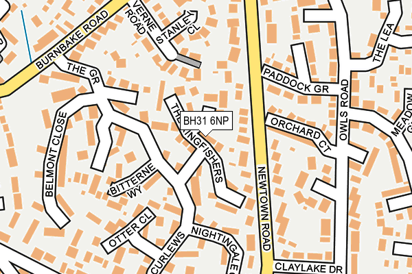 BH31 6NP map - OS OpenMap – Local (Ordnance Survey) BH31 6NP map - OS OpenMap – Local (Ordnance Survey)