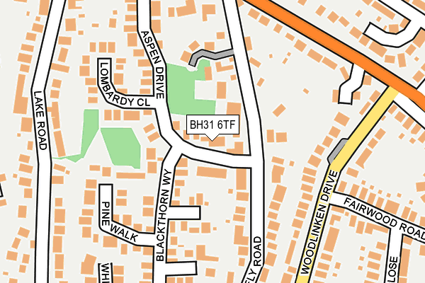 BH31 6TF map - OS OpenMap – Local (Ordnance Survey) BH31 6TF map - OS OpenMap – Local (Ordnance Survey)