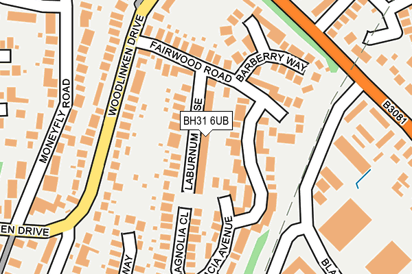 BH31 6UB map - OS OpenMap – Local (Ordnance Survey) BH31 6UB map - OS OpenMap – Local (Ordnance Survey)
