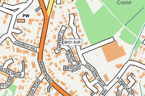 BH31 6UR map - OS OpenMap – Local (Ordnance Survey) BH31 6UR map - OS OpenMap – Local (Ordnance Survey)