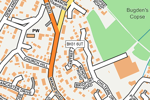 BH31 6UT map - OS OpenMap – Local (Ordnance Survey) BH31 6UT map - OS OpenMap – Local (Ordnance Survey)