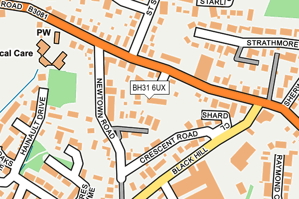 BH31 6UX map - OS OpenMap – Local (Ordnance Survey) BH31 6UX map - OS OpenMap – Local (Ordnance Survey)