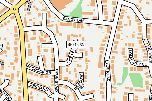 BH31 6XN map - OS OpenMap – Local (Ordnance Survey) BH31 6XN map - OS OpenMap – Local (Ordnance Survey)