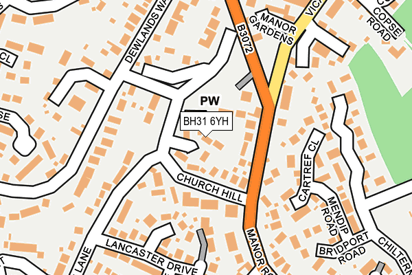 BH31 6YH map - OS OpenMap – Local (Ordnance Survey) BH31 6YH map - OS OpenMap – Local (Ordnance Survey)