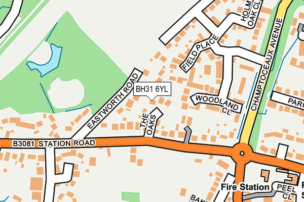 BH31 6YL map - OS OpenMap – Local (Ordnance Survey) BH31 6YL map - OS OpenMap – Local (Ordnance Survey)
