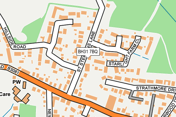 BH31 7BQ map - OS OpenMap – Local (Ordnance Survey) BH31 7BQ map - OS OpenMap – Local (Ordnance Survey)