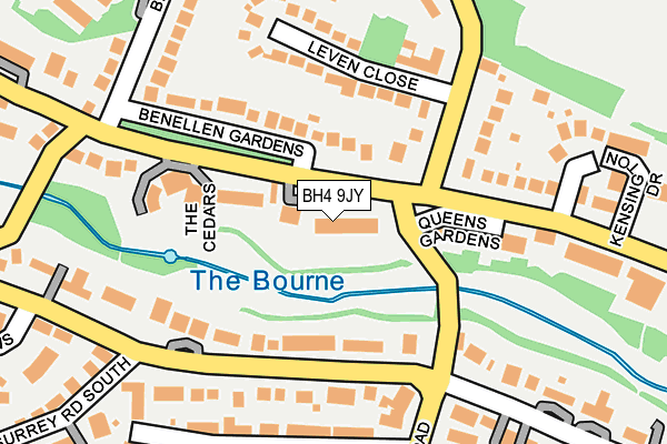 BH4 9JY map - OS OpenMap – Local (Ordnance Survey) BH4 9JY map - OS OpenMap – Local (Ordnance Survey)