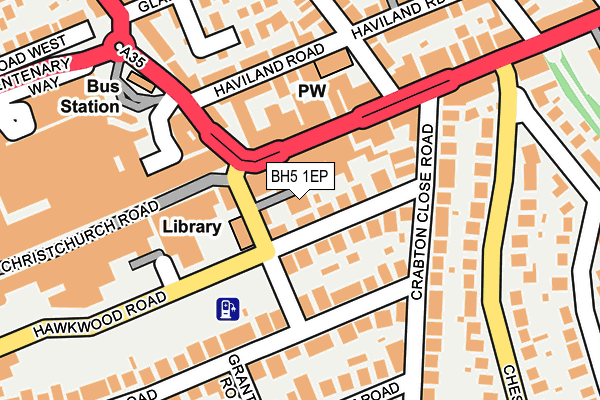 BH5 1EP map - OS OpenMap – Local (Ordnance Survey) BH5 1EP map - OS OpenMap – Local (Ordnance Survey)