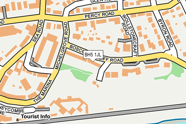 BH5 1JL map - OS OpenMap – Local (Ordnance Survey) BH5 1JL map - OS OpenMap – Local (Ordnance Survey)