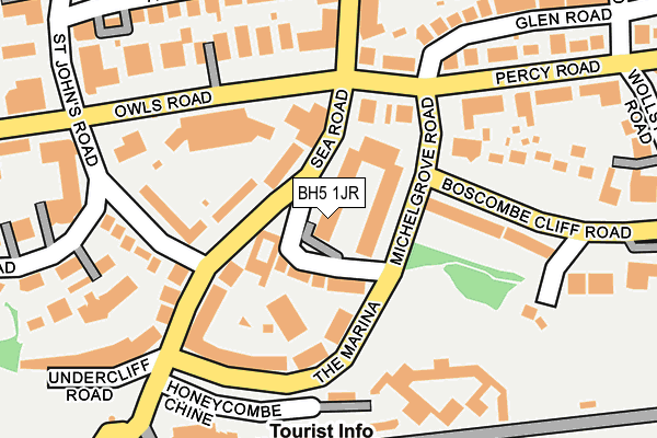 BH5 1JR map - OS OpenMap – Local (Ordnance Survey) BH5 1JR map - OS OpenMap – Local (Ordnance Survey)