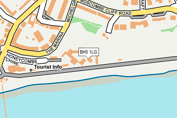 BH5 1LG map - OS OpenMap – Local (Ordnance Survey) BH5 1LG map - OS OpenMap – Local (Ordnance Survey)