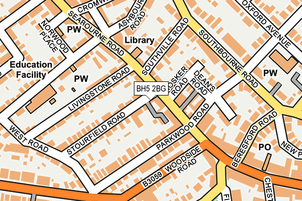 BH5 2BG map - OS OpenMap – Local (Ordnance Survey) BH5 2BG map - OS OpenMap – Local (Ordnance Survey)