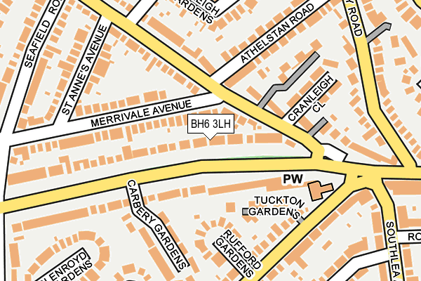 BH6 3LH map - OS OpenMap – Local (Ordnance Survey) BH6 3LH map - OS OpenMap – Local (Ordnance Survey)