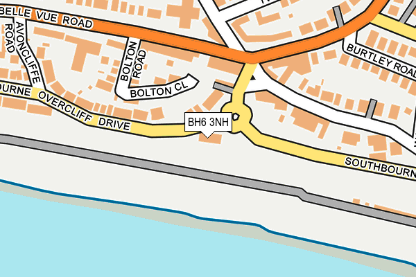 BH6 3NH map - OS OpenMap – Local (Ordnance Survey) BH6 3NH map - OS OpenMap – Local (Ordnance Survey)