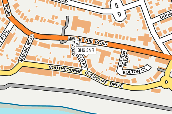 BH6 3NR map - OS OpenMap – Local (Ordnance Survey) BH6 3NR map - OS OpenMap – Local (Ordnance Survey)