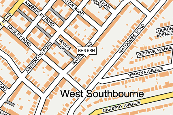 BH6 5BH map - OS OpenMap – Local (Ordnance Survey) BH6 5BH map - OS OpenMap – Local (Ordnance Survey)