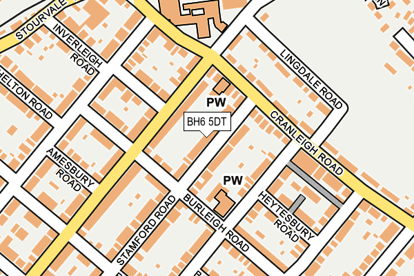 BH6 5DT map - OS OpenMap – Local (Ordnance Survey) BH6 5DT map - OS OpenMap – Local (Ordnance Survey)