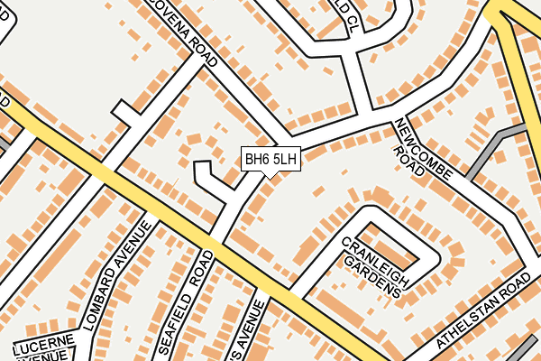 BH6 5LH map - OS OpenMap – Local (Ordnance Survey) BH6 5LH map - OS OpenMap – Local (Ordnance Survey)