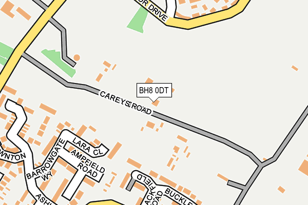 BH8 0DT map - OS OpenMap – Local (Ordnance Survey) BH8 0DT map - OS OpenMap – Local (Ordnance Survey)