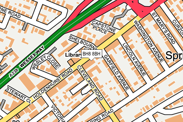BH8 8BH map - OS OpenMap – Local (Ordnance Survey) BH8 8BH map - OS OpenMap – Local (Ordnance Survey)