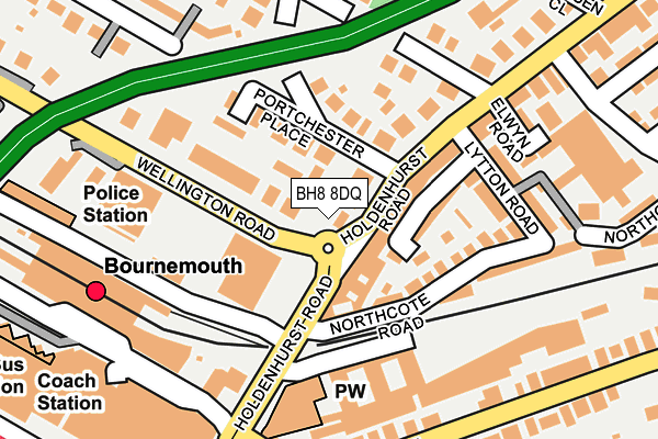 BH8 8DQ map - OS OpenMap – Local (Ordnance Survey) BH8 8DQ map - OS OpenMap – Local (Ordnance Survey)