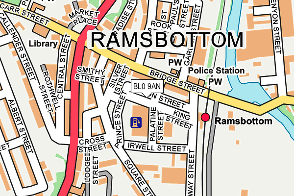 BL0 9AN map - OS OpenMap – Local (Ordnance Survey) BL0 9AN map - OS OpenMap – Local (Ordnance Survey)