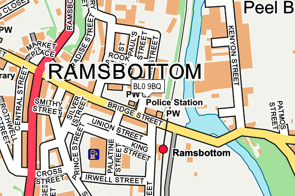 BL0 9BQ map - OS OpenMap – Local (Ordnance Survey) BL0 9BQ map - OS OpenMap – Local (Ordnance Survey)