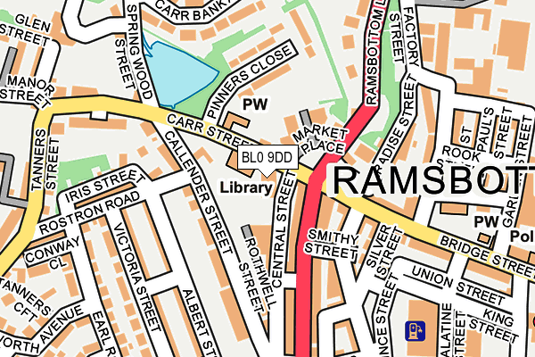 BL0 9DD map - OS OpenMap – Local (Ordnance Survey) BL0 9DD map - OS OpenMap – Local (Ordnance Survey)