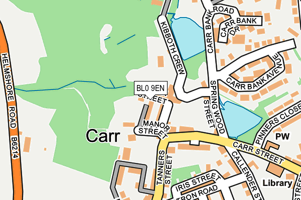 BL0 9EN map - OS OpenMap – Local (Ordnance Survey) BL0 9EN map - OS OpenMap – Local (Ordnance Survey)