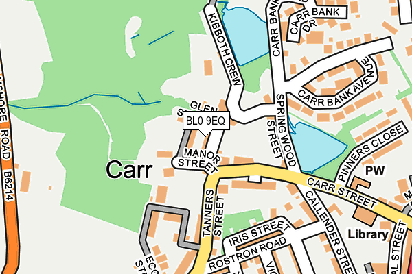 BL0 9EQ map - OS OpenMap – Local (Ordnance Survey) BL0 9EQ map - OS OpenMap – Local (Ordnance Survey)