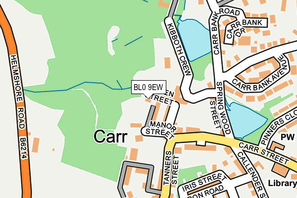 BL0 9EW map - OS OpenMap – Local (Ordnance Survey) BL0 9EW map - OS OpenMap – Local (Ordnance Survey)