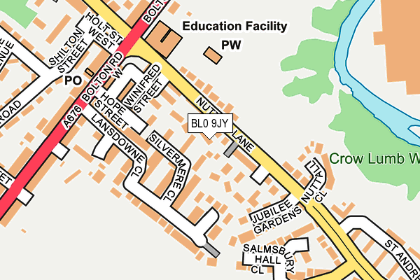 BL0 9JY map - OS OpenMap – Local (Ordnance Survey) BL0 9JY map - OS OpenMap – Local (Ordnance Survey)
