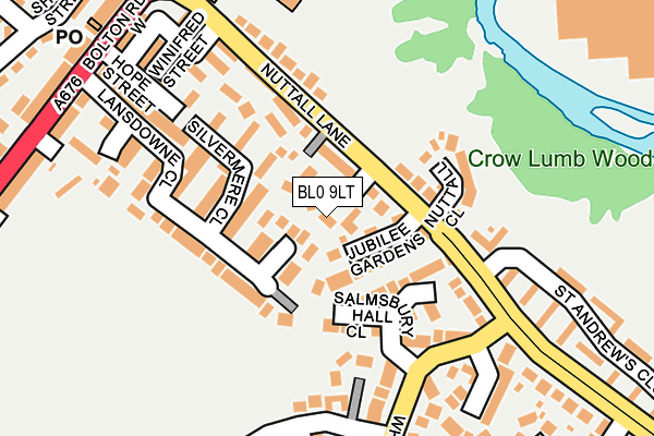 BL0 9LT map - OS OpenMap – Local (Ordnance Survey) BL0 9LT map - OS OpenMap – Local (Ordnance Survey)