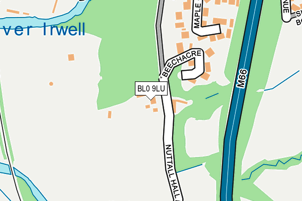 BL0 9LU map - OS OpenMap – Local (Ordnance Survey) BL0 9LU map - OS OpenMap – Local (Ordnance Survey)