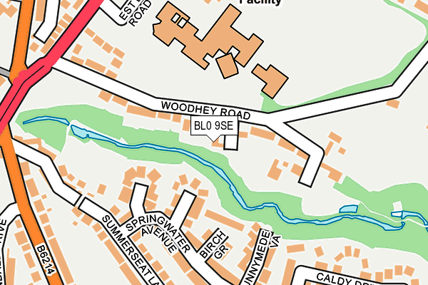 BL0 9SE map - OS OpenMap – Local (Ordnance Survey) BL0 9SE map - OS OpenMap – Local (Ordnance Survey)