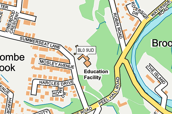 BL0 9UD map - OS OpenMap – Local (Ordnance Survey) BL0 9UD map - OS OpenMap – Local (Ordnance Survey)