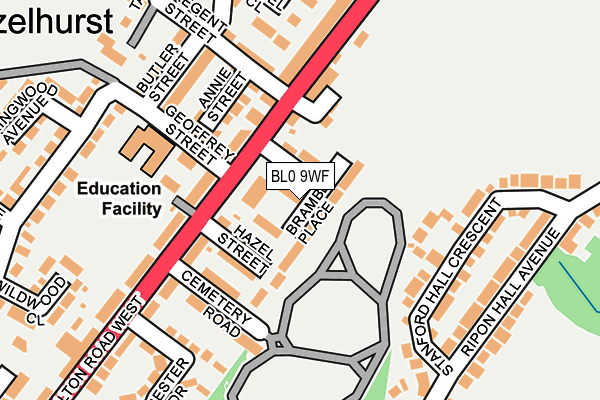 BL0 9WF map - OS OpenMap – Local (Ordnance Survey) BL0 9WF map - OS OpenMap – Local (Ordnance Survey)