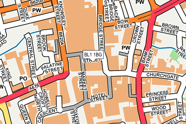 BL1 1BG map - OS OpenMap – Local (Ordnance Survey) BL1 1BG map - OS OpenMap – Local (Ordnance Survey)