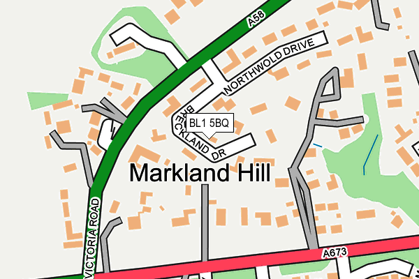 BL1 5BQ map - OS OpenMap – Local (Ordnance Survey) BL1 5BQ map - OS OpenMap – Local (Ordnance Survey)