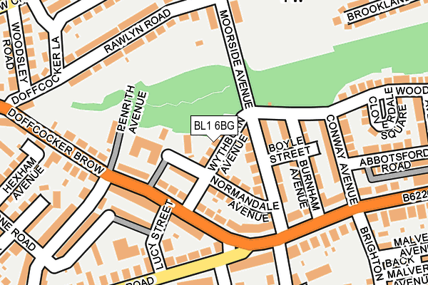 BL1 6BG map - OS OpenMap – Local (Ordnance Survey) BL1 6BG map - OS OpenMap – Local (Ordnance Survey)
