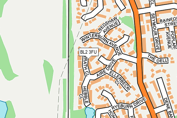 BL2 3FU map - OS OpenMap – Local (Ordnance Survey) BL2 3FU map - OS OpenMap – Local (Ordnance Survey)