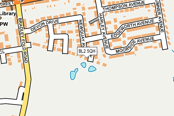 BL2 5QH map - OS OpenMap – Local (Ordnance Survey) BL2 5QH map - OS OpenMap – Local (Ordnance Survey)