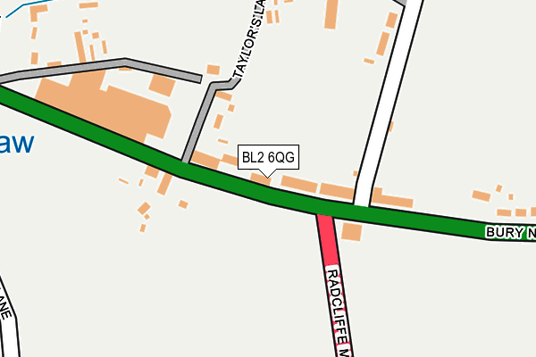 BL2 6QG map - OS OpenMap – Local (Ordnance Survey) BL2 6QG map - OS OpenMap – Local (Ordnance Survey)