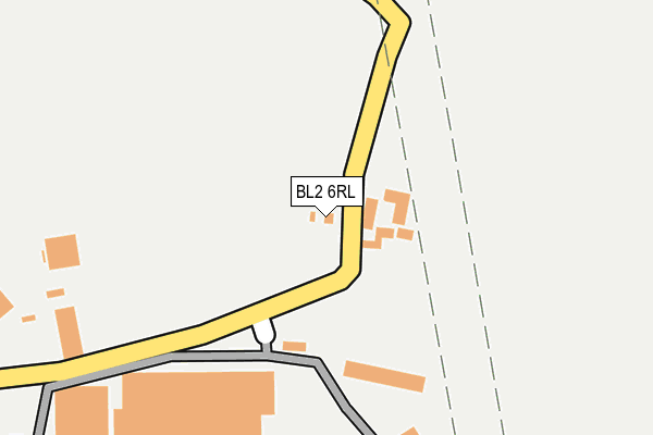 BL2 6RL map - OS OpenMap – Local (Ordnance Survey) BL2 6RL map - OS OpenMap – Local (Ordnance Survey)