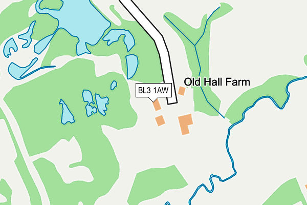 BL3 1AW map - OS OpenMap – Local (Ordnance Survey) BL3 1AW map - OS OpenMap – Local (Ordnance Survey)