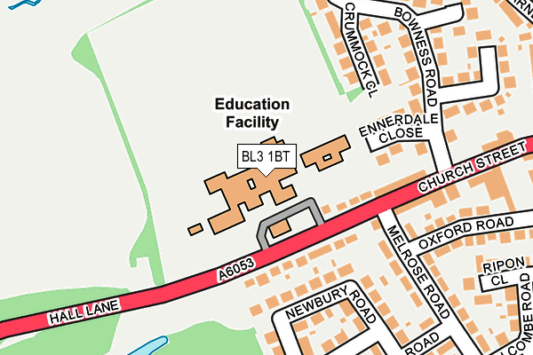 BL3 1BT map - OS OpenMap – Local (Ordnance Survey) BL3 1BT map - OS OpenMap – Local (Ordnance Survey)