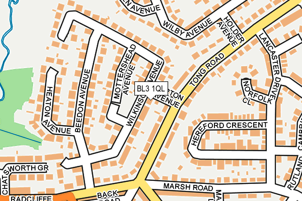 BL3 1QL map - OS OpenMap – Local (Ordnance Survey) BL3 1QL map - OS OpenMap – Local (Ordnance Survey)