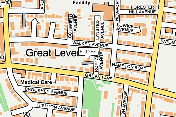 BL3 2EZ map - OS OpenMap – Local (Ordnance Survey) BL3 2EZ map - OS OpenMap – Local (Ordnance Survey)